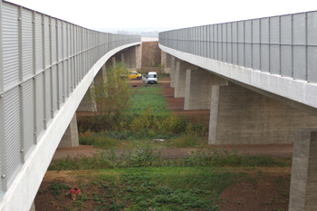 Bundesautobahn Neubau A 71 Südharz Autobahndreieck - Artern Anschlußstelle DEGES 61