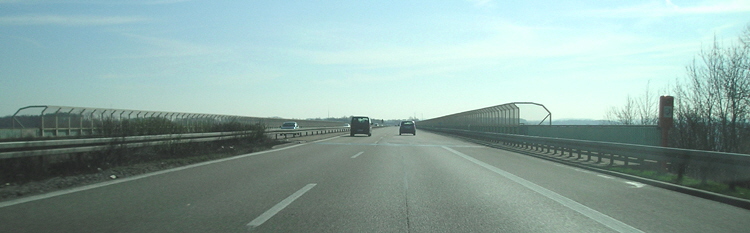 Höchste Autobahnbrücke Kochertalbrücke höchste Brückenpfeiler höchste Talbrücke A6 57