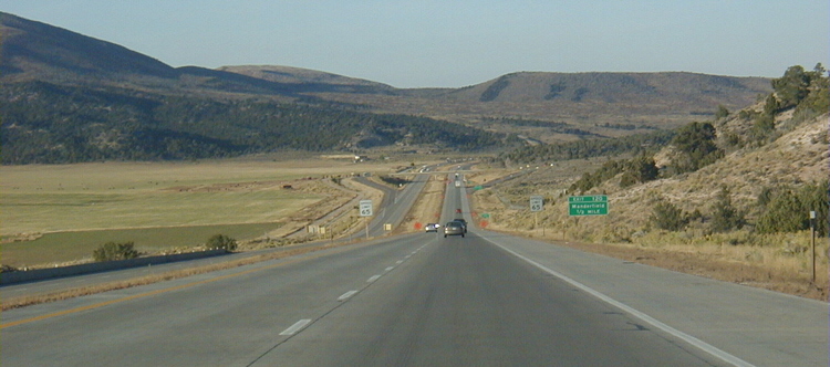 Interstate I-35 Manderfield Utha USA Autobahn 19