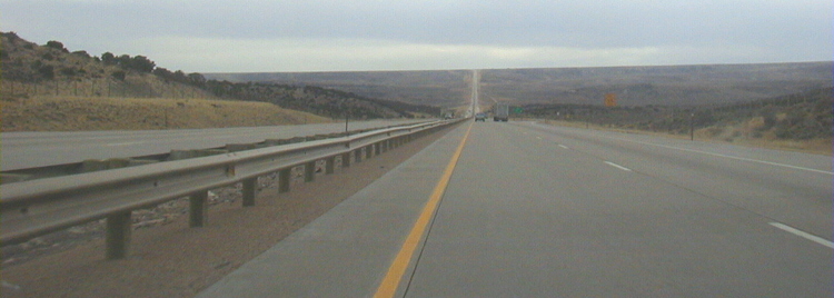 Interstate I-80 Lincoln Highway USA Autobahn Amerika Wyoming 42