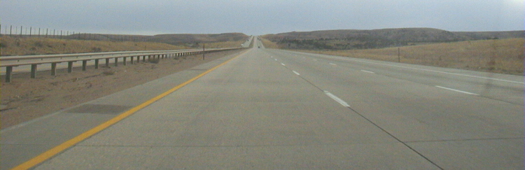 Interstate I-80 Lincoln Highway USA Autobahn Amerika Wyoming 44