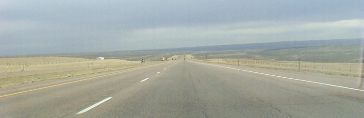Interstate I-80 Lincoln Highway USA Autobahn Amerika Wyoming 47