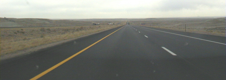 Interstate I-80 Lincoln Highway USA Autobahn Amerika Wyoming 62