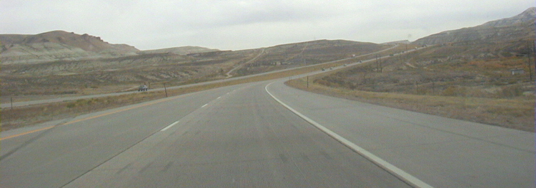 Interstate I-80 Lincoln Highway USA Autobahn Amerika Wyoming 69