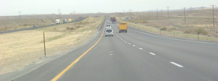 Interstate I-80 Lincoln Highway USA Autobahn Amerika Wyoming 72