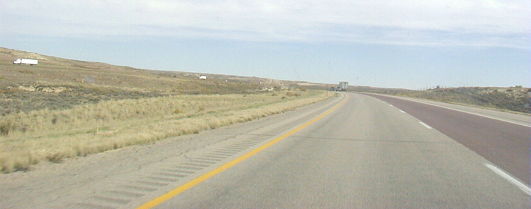 Interstate I-80 Lincoln Highway USA Autobahn Amerika Wyoming 75