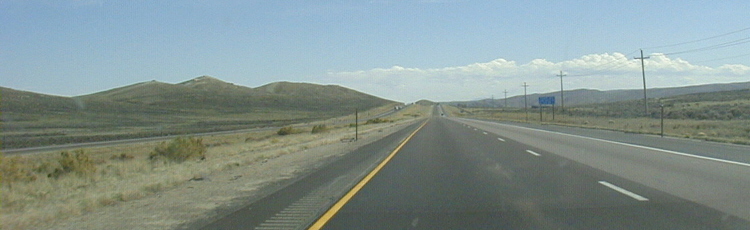 Interstate I-80 Lincoln Highway USA Autobahn Amerika Wyoming 78