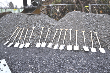 Kreuz Kaiserberg Ausbau Umbau Verbindungsrampen Brückenkonstruktionen Autobahnbau Spatenstich 08