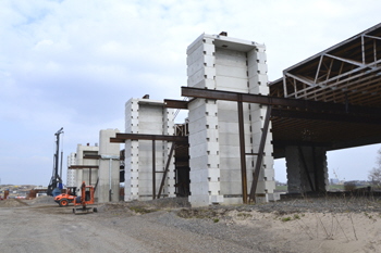 Rheinbrücke Autobahn A1 Leverkusen Köln Brückenneubau 12