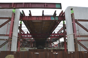 Rheinbrücke Autobahn A1 Leverkusen Köln Brückenneubau 33