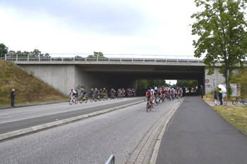 Tour de France Deutschland Autobahnsperrung A 57 Anschlußstelle Kaarst Büttgen Neuss 13