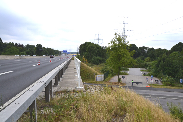 Tour de France Deutschland Autobahnsperrung A 57 Anschlustelle Kaarst Bttgen Neuss 63