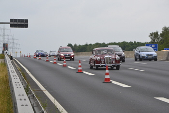 Tour de France Radrennen Deutschland Autobahnsperrung A 57 Anschlustelle Kaarst Bttgen Neuss 47