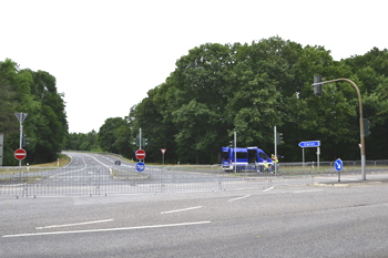 Tour de France Rhein-Kreis-Neuss gesperrte Autobahn A 57 Kaarst Bttgen 79