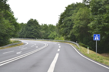 Tour de France Rhein-Kreis-Neuss gesperrte Autobahn A 57 Kaarst Bttgen 84