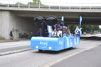 Tour de France caravane publicitaireRhein-Kreis-Neuss gesperrte Autobahn A 57 Kaarst Bttgen 50