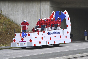 Tour de France caravane publicitaire Rhein-Kreis-Neuss gesperrte Autobahn A 57 Kaarst Bttgen 37