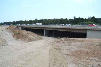 ehemalige Autobahnplanung Bauvorleistung Autobahnkreuz Grasbrunn A993 A99 München Neukeferloh Putzbrunn 38