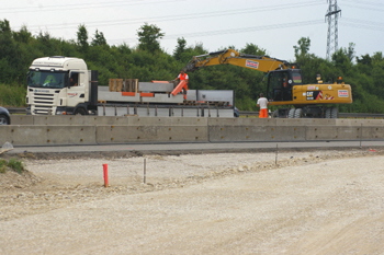 frühere Autobahnplanung Bauvorleistung Autobahnkreuz Grasbrunn A993 A99 München Neukeferloh Putzbrunn 92