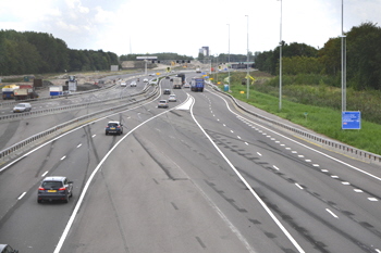 rijkswegen A6 Nederland Autobaan Holland Autosnelweg Floriade Almere Flevoland 17