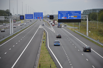 rijkswegen A6 Nederland Autobaan Holland Autosnelweg Floriade Almere Flevoland 91